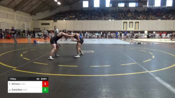 Match - Tucker Allison, Chadron State vs Jacob Sanchez, Barton