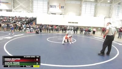 130 lbs Round 4 - Kaitlyn Young, Journeymen Wrestling vs Kenna Rolston, Club Not Listed