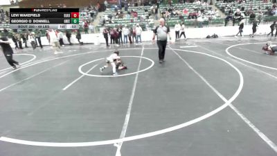 49 lbs Quarterfinal - Levi Wakefield, Elko WC vs Georgio ODonnell, Greenwave Youth WC