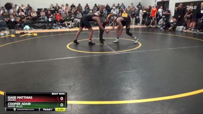 25 lbs Round 2 - Cooper Adair, Wapsie Valley vs Gage Matthias, Denver