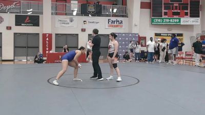 160 lbs Cons. Round 3 - Alondra Guzman, Friends University vs Amitria McNack, Avila