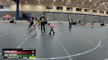44-48 lbs Round 4 - Abel Brunner, Crystal Coast Grapplers vs Laykin Arnott, Seymour Wrestling Club