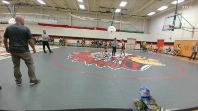 114-120 lbs Round 1 - Rilee Rohrer, Powell Middle School vs Harper Griffin, Rocky Mountain Middle School