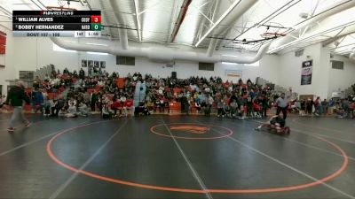 106 lbs 1st Place Match - William Alves, Lockwood (Billings) vs Bobby Hernandez, Cody