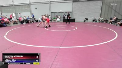 175 lbs Round 3 (6 Team) - Quinten Attebury, Missouri vs Logan Sell, Kansas Red