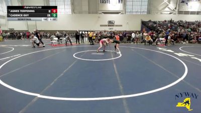 107 lbs Semifinal - Agnes Terpening, Brawler Elite vs Cadence Guy, Club Not Listed