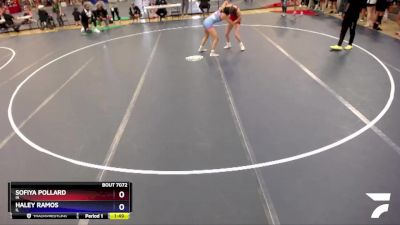 124 lbs Cons. Round 2 - Sofiya Pollard, IA vs Haley Ramos, IL