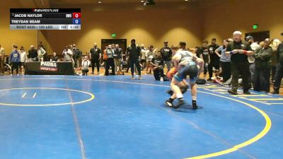 120 lbs Champ. Rd Of 32 - Jacob Naylor, Headhunters Wrestling Club vs Treydan Beam