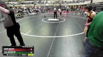 145 lbs Finals (8 Team) - John Walsh, Loyola Academy vs Max Erickson, Rochester Mayo