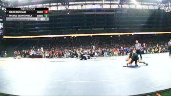 D3-138 lbs Champ. Round 1 - Aiden Durham, Grass Lake vs Miguel Quintanilla, Mt Morris