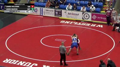 192 lbs Round Of 32 - James Williams, Tunkhannock vs Aiden Marvin, Maplewood