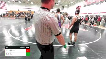 165 lbs Cons. Round 1 - Cameron Cook, University Of The Ozarks vs Dayton Ortiz, Cumberland (Tenn.)