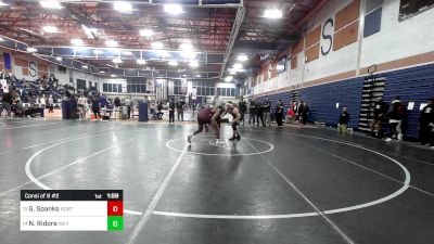 215 lbs Consi Of 8 #2 - Gabriel Spanks, North Andover vs Naheem Ridore, Weymouth