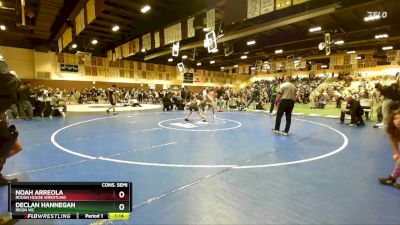 83 lbs Cons. Semi - Declan Hannegan, Reign WC vs Noah Arreola, Rough House Wrestling