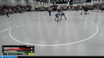 113 lbs Cons. Round 4 - Antonio Morales, Florida vs Max Francisco, Anchorage Youth Wrestling Academy