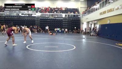 165 lbs Champ. Round 3 - Roman Rodriguez, Mt. San Antonio College vs Abran Gonzales, Bakersfield
