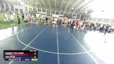 110 lbs Quarterfinal - Forrest Von Haden, Monticello vs Max Wood, Northside Wrestling Club