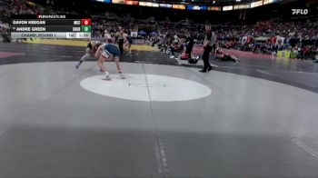 132 lbs Champ. Round 1 - Andre Green, Churchill County vs Gavon Keegan, McCall