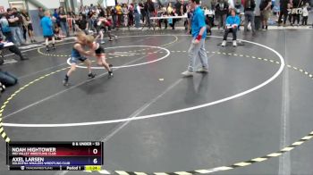 53 lbs Cons. Round 4 - Noah Hightower, Mid Valley Wrestling Club vs Axel Larsen, Soldotna Whalers Wrestling Club