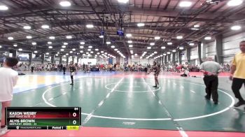 84 lbs Rd# 4- 2:00pm Friday Final Pool - Alyis Brown, Kentucky Jokers vs Kason Wesby, East Coast Elite