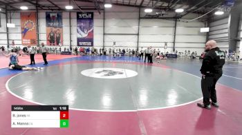 145 lbs Round Of 64 - Blake Jones, VA vs Anthony Manno, CA