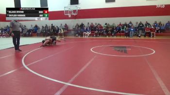 138 lbs Quarterfinal - Tayler Kibbee, Janesville vs Blake Irvine, Don Bosco