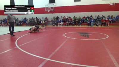 138 lbs Quarterfinal - Tayler Kibbee, Janesville vs Blake Irvine, Don Bosco