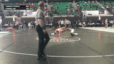 7A 126 lbs Semifinal - Cordell Lee, Huntsville vs Jameson Thomas, Oak Mountain