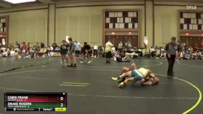 117 lbs Semis & 1st Wrestleback (8 Team) - Chris Frank, Olympic Black vs Drake Rogers, Team Alien Black