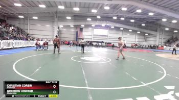 5-285 lbs Quarterfinal - Graydon Howard, Frank Cox vs Christian Corbin, Warwick