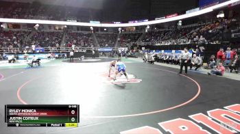 II-145 lbs Champ. Round 1 - Ryley Monica, South Jefferson/Sandy Creek vs Justin Coiteux, New Paltz