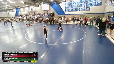 55 lbs Quarterfinal - Mack Hansen, Agon Academy vs Kael Oldroyd, Westlake