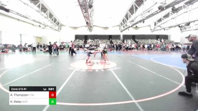 110-I lbs Consi Of 8 #1 - Ashton Thompson, TYW vs Kieran Raley, North Hunterdon