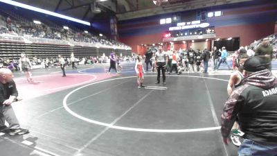 61 lbs Semifinal - Oly Culotta, Black Fox Wrestling Academy vs Carter LeClair, Riverton USAW