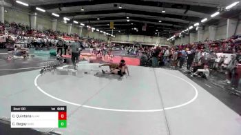 144 lbs Consi Of 8 #2 - Caleb Quintana, Alamosa vs Clayton Begay, Sheepcamp Wrestling