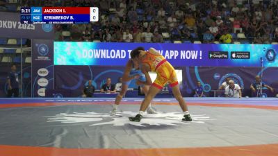 57 kg Qualif. - Irie Jackson, Jamaica vs Baiaman Kerimbekov, Kyrgyztan
