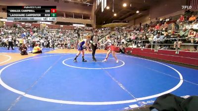 100 lbs Semifinal - Emalea Campbell, Springdale Elite Wrestling Club vs Laoghaire Carpenter, Mountain View Stingers Wrestling