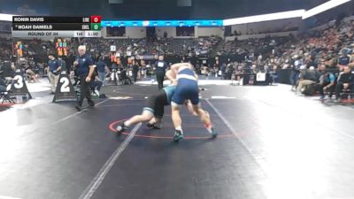 190 lbs Round Of 64 - Ronin Davis, Liberty (CS) vs Noah Daniels, Sheldon (SJ)