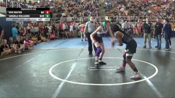 122 lbs 7th Place Match - Angela Williams, Wilmington Ladies Freestyle Wr vs Eve Mayes, Wayne