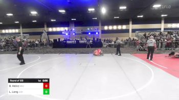 126 lbs Round Of 128 - Braaden Heinz, Brighton WC vs Lucas Long, Jedi Wr Ac