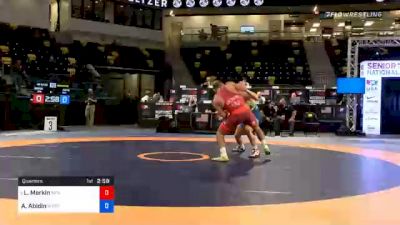 67 kg Quarterfinal - Lenny Merkin, New York Athletic Club vs Anthony Abidin, West Point Wrestling Club