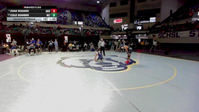 126 lbs Quarterfinal - Avan Rosado, South Florence vs Cole Sowers, Hilton Head