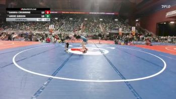 145 lbs Semifinal - Danika Crumrine, Lovell vs Andie Gibson, Lander Valley