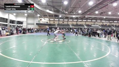 150 lbs Quarterfinal - David Schneider, La Salle Academy vs Colby Vital, Ponaganset