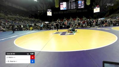 150 lbs Cons 32 #2 - Joseph Heim, MN vs Diego Ibarra, AZ