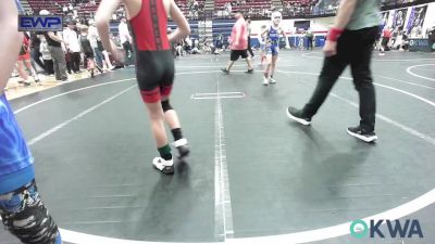 70 lbs Semifinal - Micael Boso, Choctaw Ironman Youth Wrestling vs August Milligan, Pauls Valley Panther Pinners