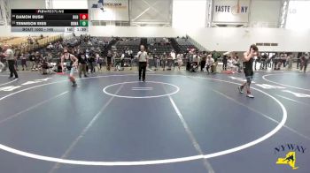 145 lbs Quarterfinal - Damon Bush, Warrior Warehouse Wrestling vs Tennison Eiss, Black Belt Wrestling Academy