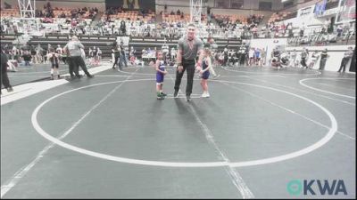 43-49 lbs Rr Rnd 2 - Blaire Boyd, Standfast vs Blakely Rodriguez, Chickasha Youth Wrestling