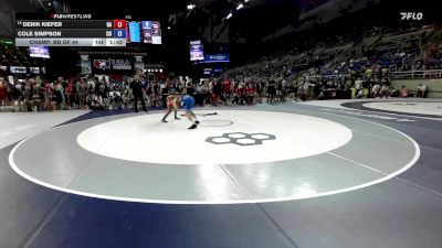 100 lbs Champ. Rd Of 64 - Derik Kiefer, GA vs Cole Simpson, CO