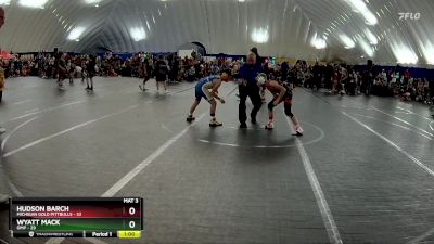 88 lbs Round 8 (10 Team) - Hudson Barch, Michigan Gold Pittbulls vs Wyatt Mack, OMP